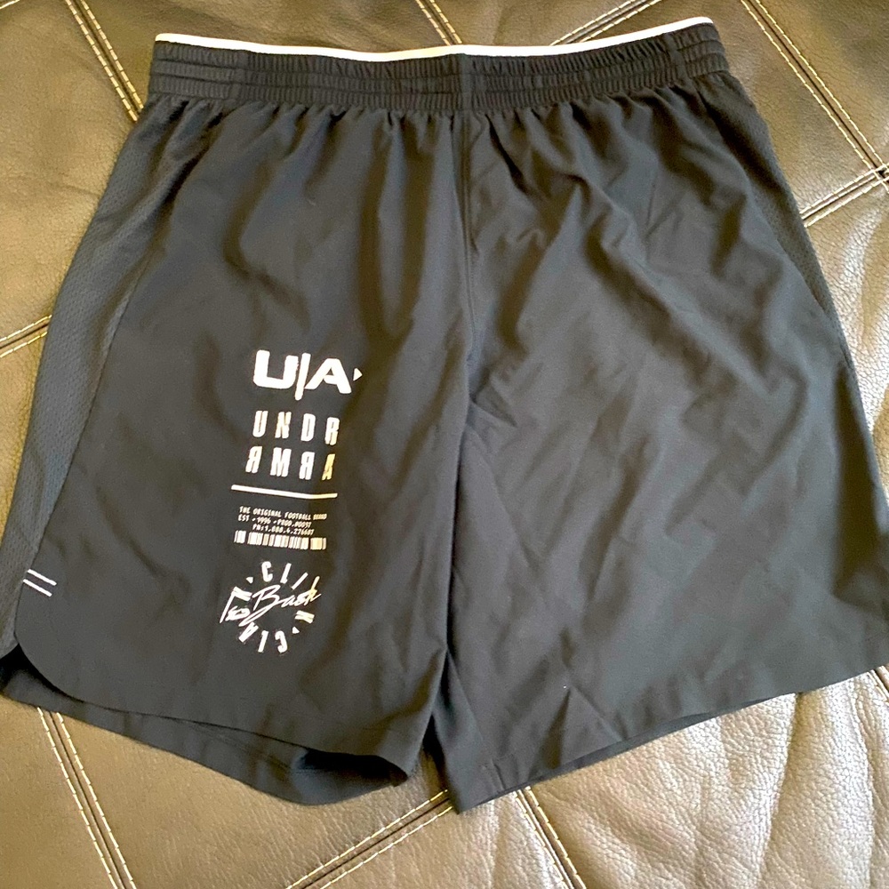 Under Armour Knit Performance Training Shorts in Black